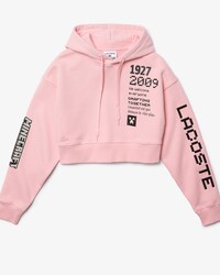 Women's Lacoste L!VE Collab Minecraft Oversized Fleece Hoodie