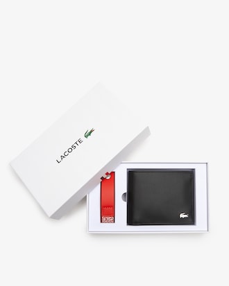 Men’s Wallet & Logo Keychain Gift Set