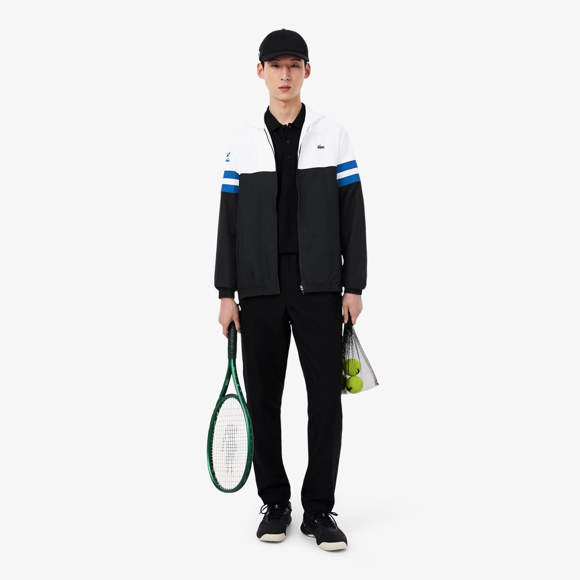 HYDROGEN TENNIS ストレッチナイロンジャージ　Lサイズ Men's Tennis Water-Repellent Hooded Jacket - Jackets & Coats - New
