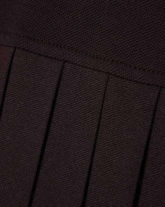 Stretch Piqu&eacute; Pleated Polo Dress