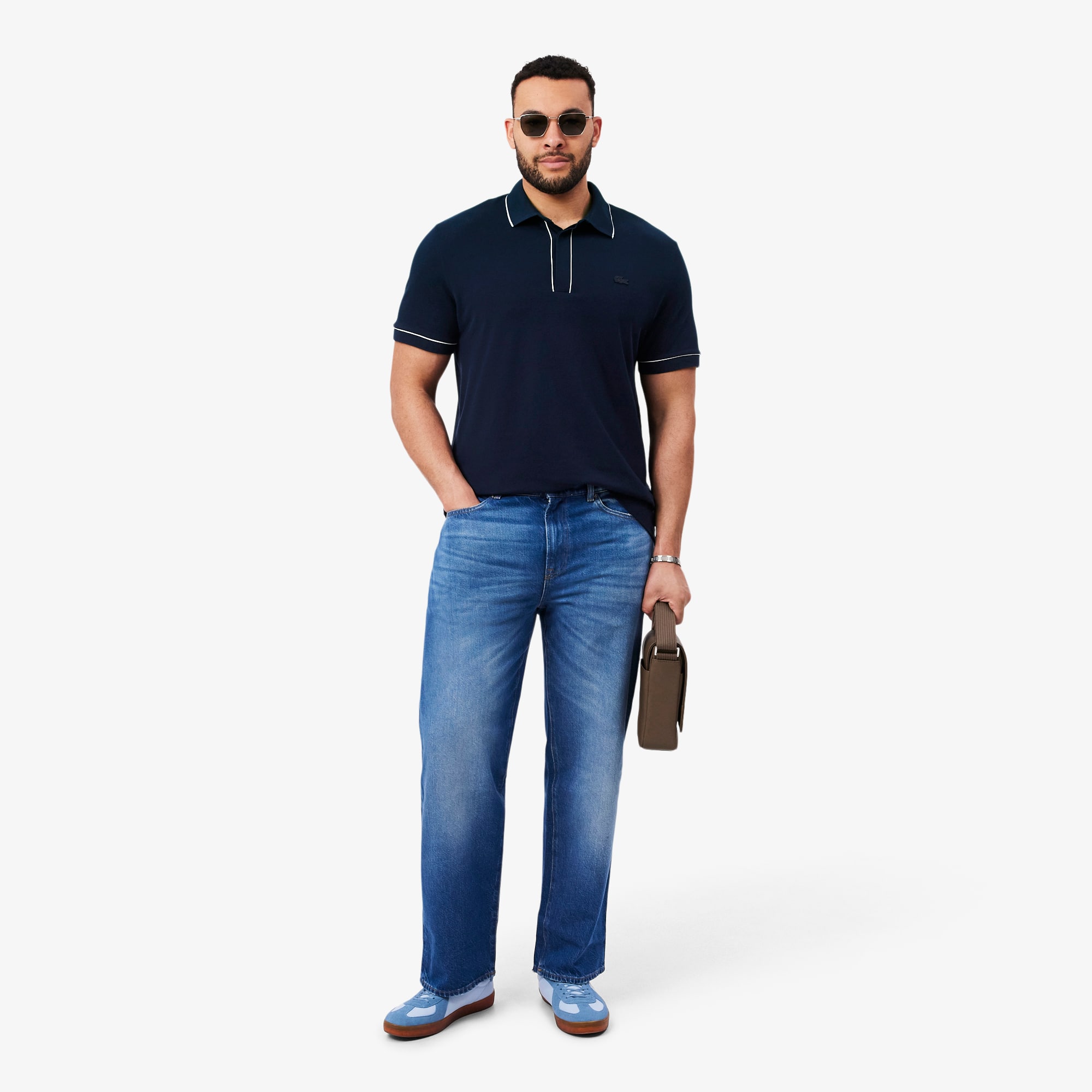 Men's Regular Fit Paris Stretch Piqué Polo