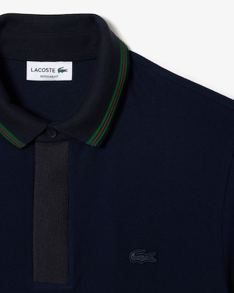 Polo Smart Paris regular fit col contrastant