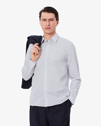 Men's Regular Fit Striped Button Down Shirt