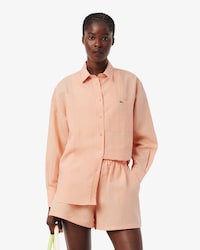 Oversized Linen Blend Shirt