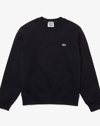 Unisex Crew Neck Organic Cotton Fleece Sweatshirt