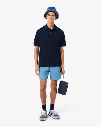 Men's Loose Fit Heavy Piqu&eacute; Polo
