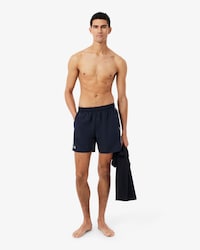 Traje De Ba&ntilde;o En Corte Medio Con Colorblock