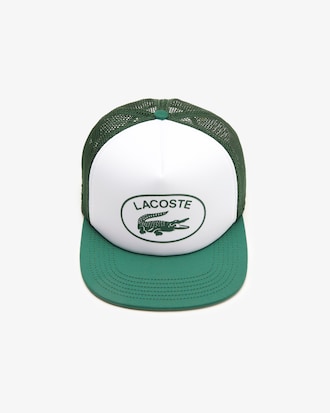 Gorra unisex Lacoste en malla y neopreno