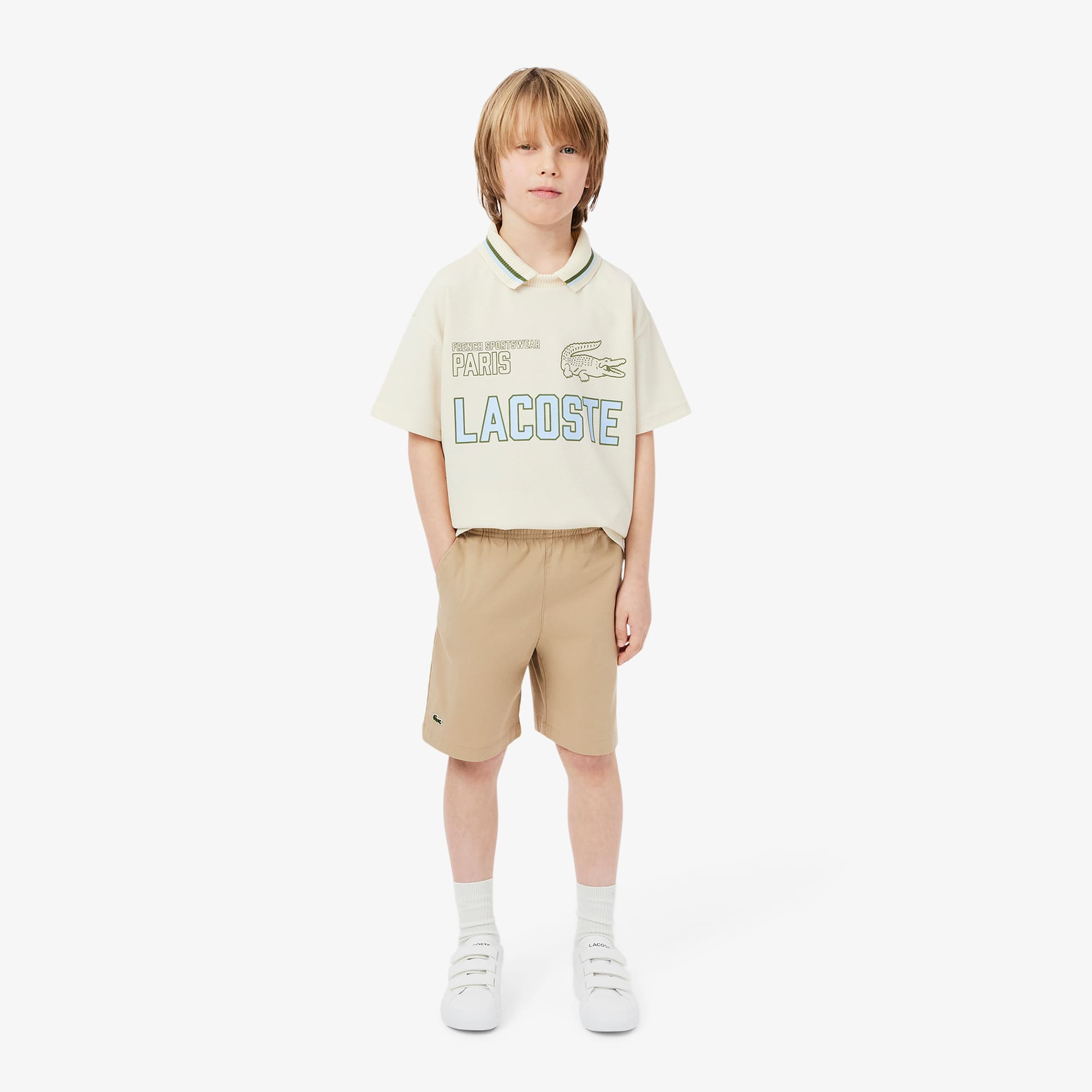 Kids' Stretch Cotton Shorts - Teens Pants & Shorts - New In 2026