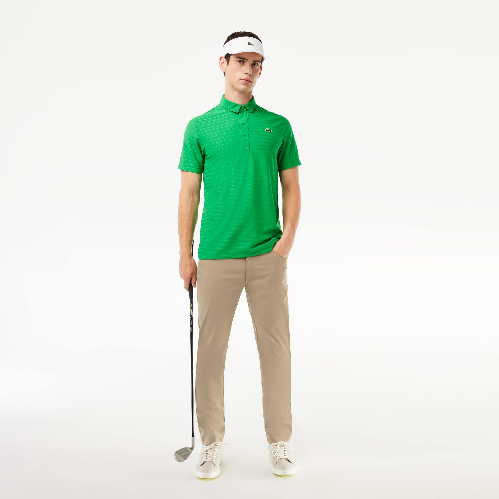 LACOSTE ハンチング Men's Ultra Dry Slim Fit Golf Pants - Pants & Sweatpants