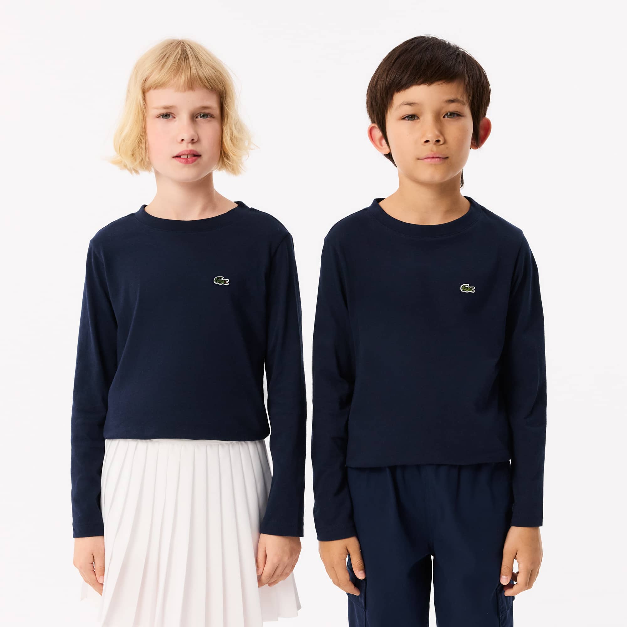 Kids' Long Sleeve Cotton T-Shirt - Teens T-Shirts & Tops
