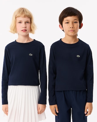 T-shirt manches longues en jersey de coton