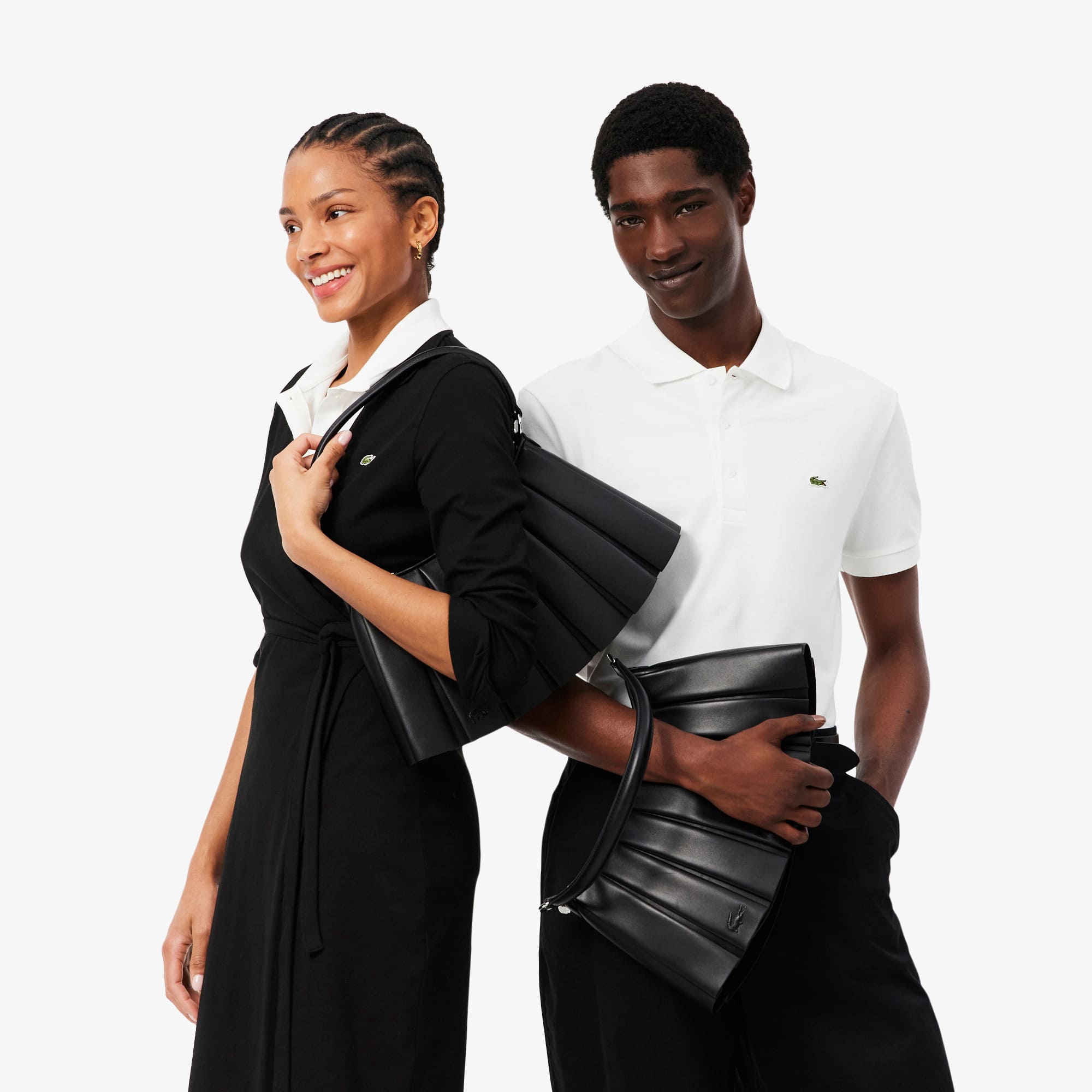 Medium Runway Lenglen Leather Bag - Bags - New In 2026 | Lacoste