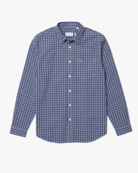 Camisa para hombre regular fit con estampado de cuadros