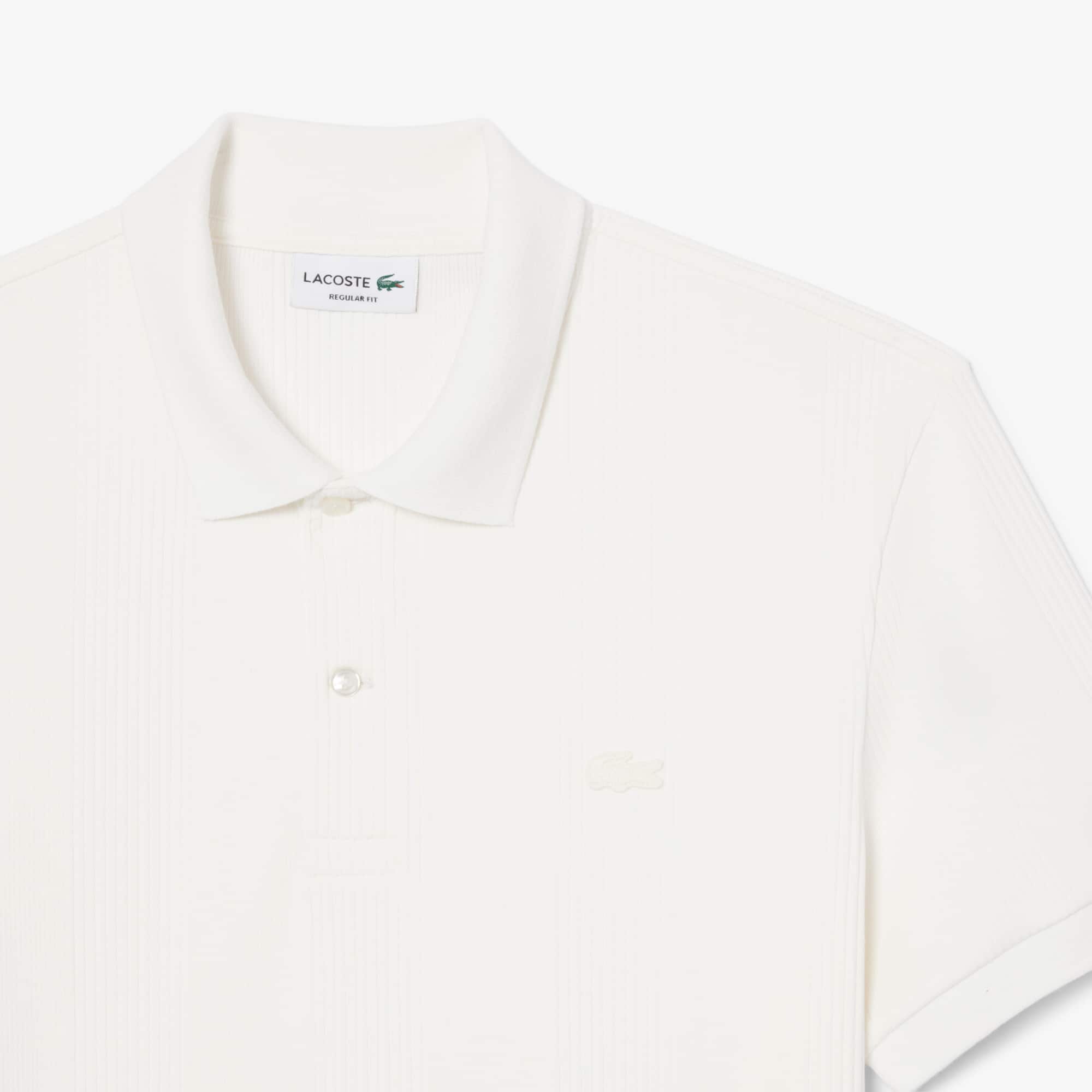 新品 LACOSTE x atmos 日本製 Polo White L Classic Fit Ribbed Knit Polo - Polo Shirts - New In 2026 | Lacoste