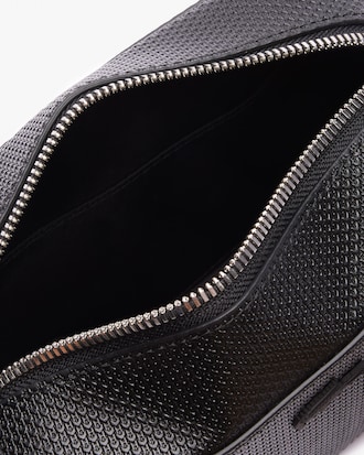 Chantaco Piqu&eacute; Leather Shoulder Bag