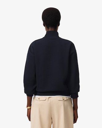 Women's Zip-Up Piqu&eacute; Sweatshirt