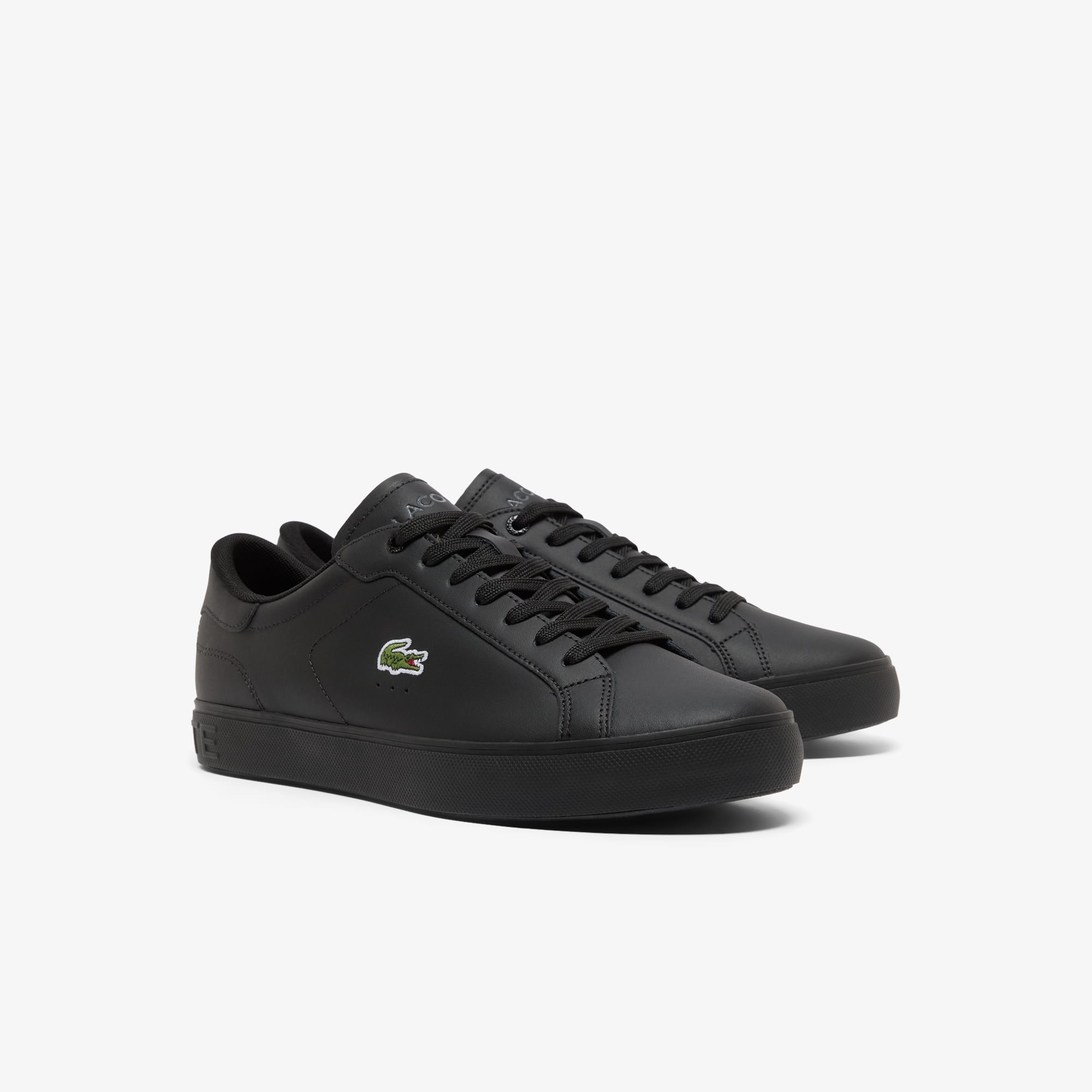Men's Powercourt Graphic Leather Sneakers