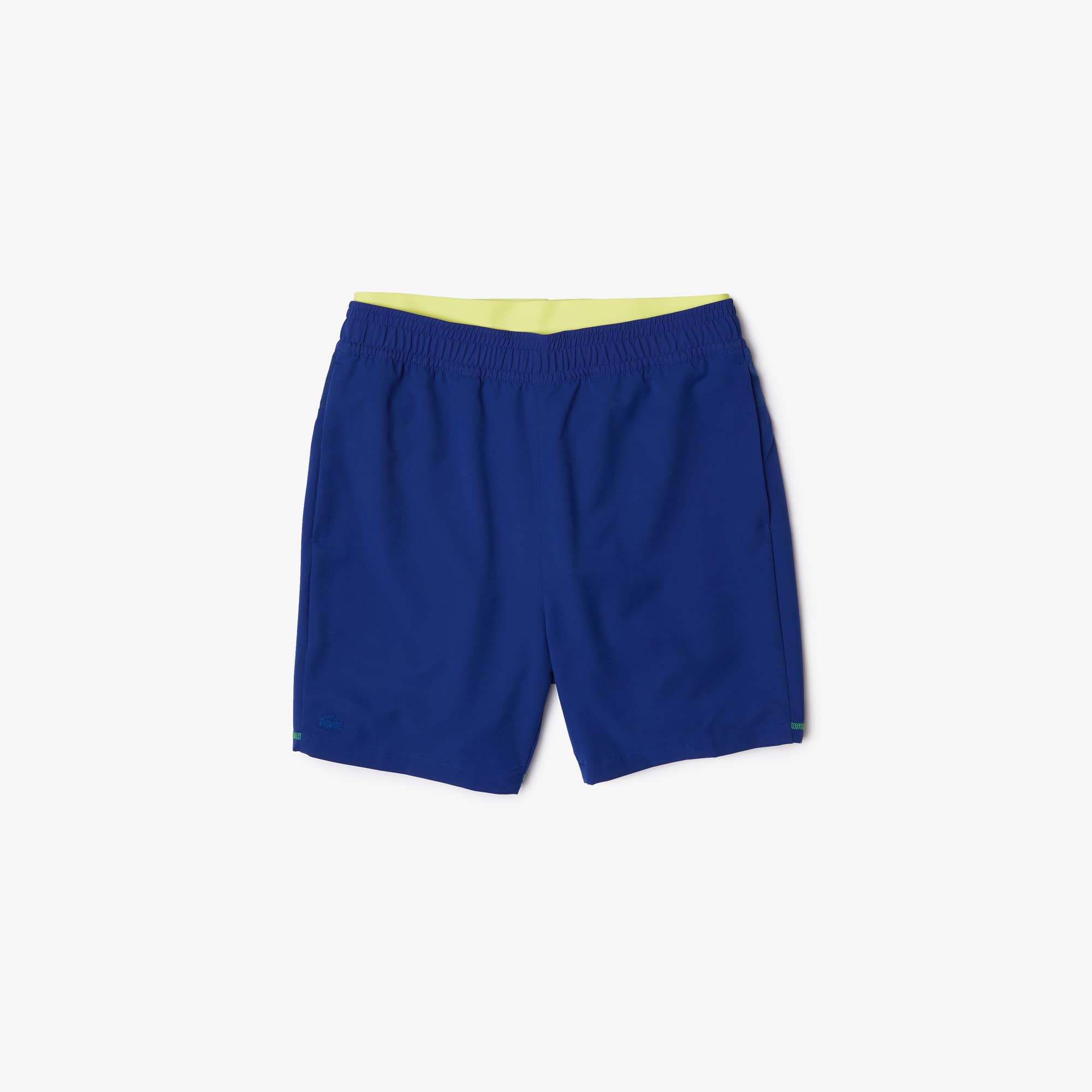 Lacoste ★ Basic Training Shorts Lacoste logo-patch Cotton Blend Track Shorts | Green | FARFETCH
