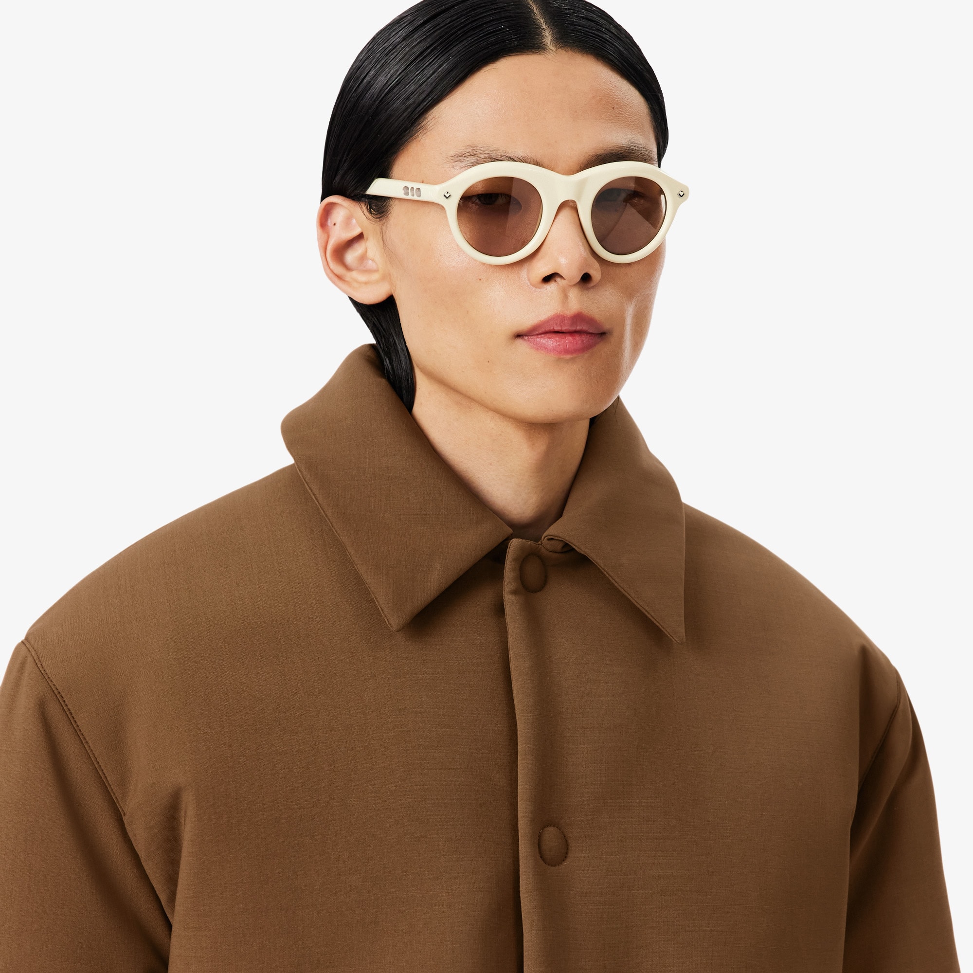 Runway Padded Wool Blend Jacket