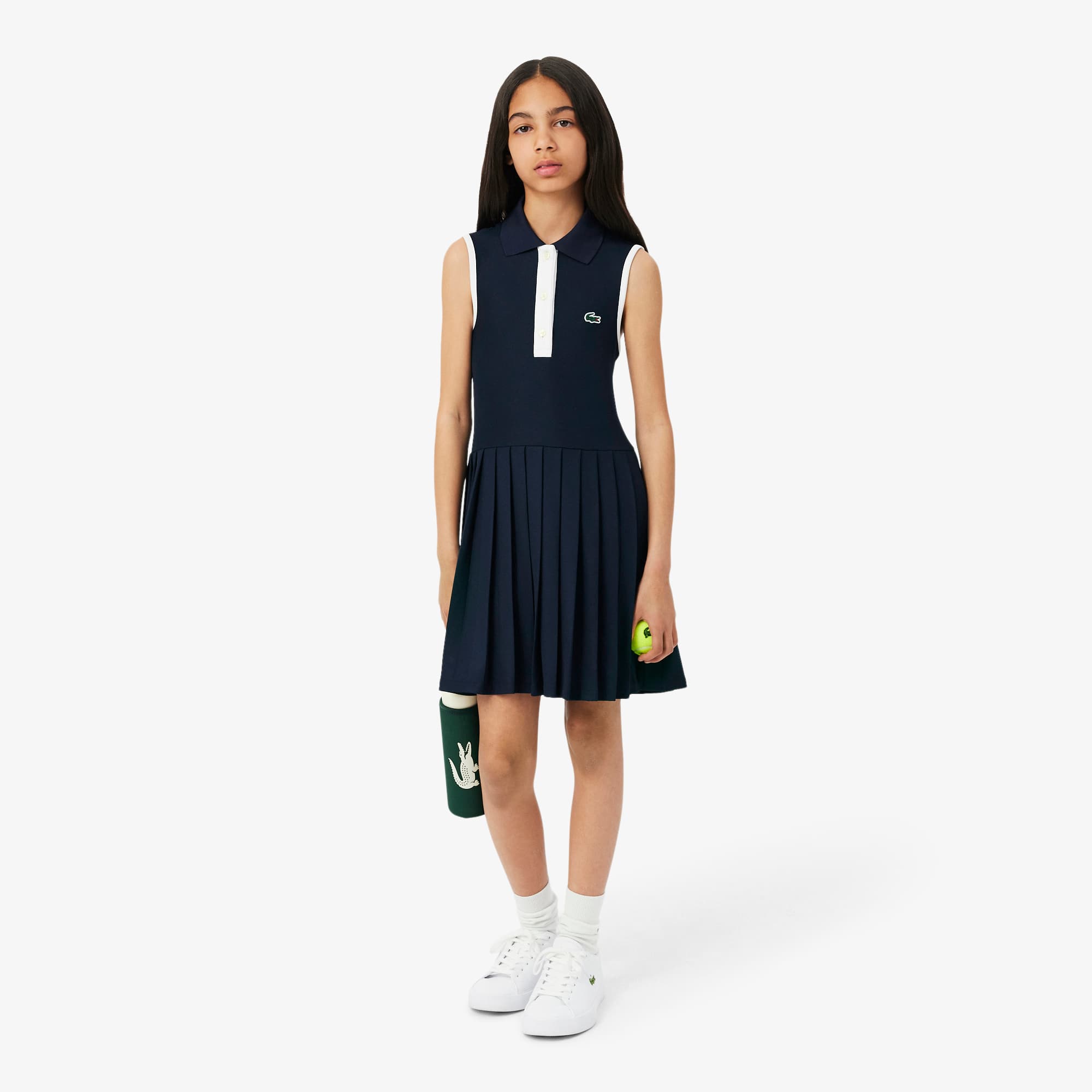 【新品】LACOSTE SPORT テニスドレス ワンピース ネイビー Sサイズ Ultra Dry Piqué Sport Dress - Dresses & Skirts - New In 2026 | Lacoste