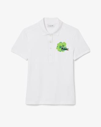Women's Slim Fit L.12.D Stretch Mini Piqué Polo