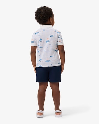 Monochromatic Lined Swim Trunks