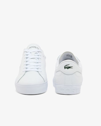 Men's Powercourt Graphic Leather Sneakers