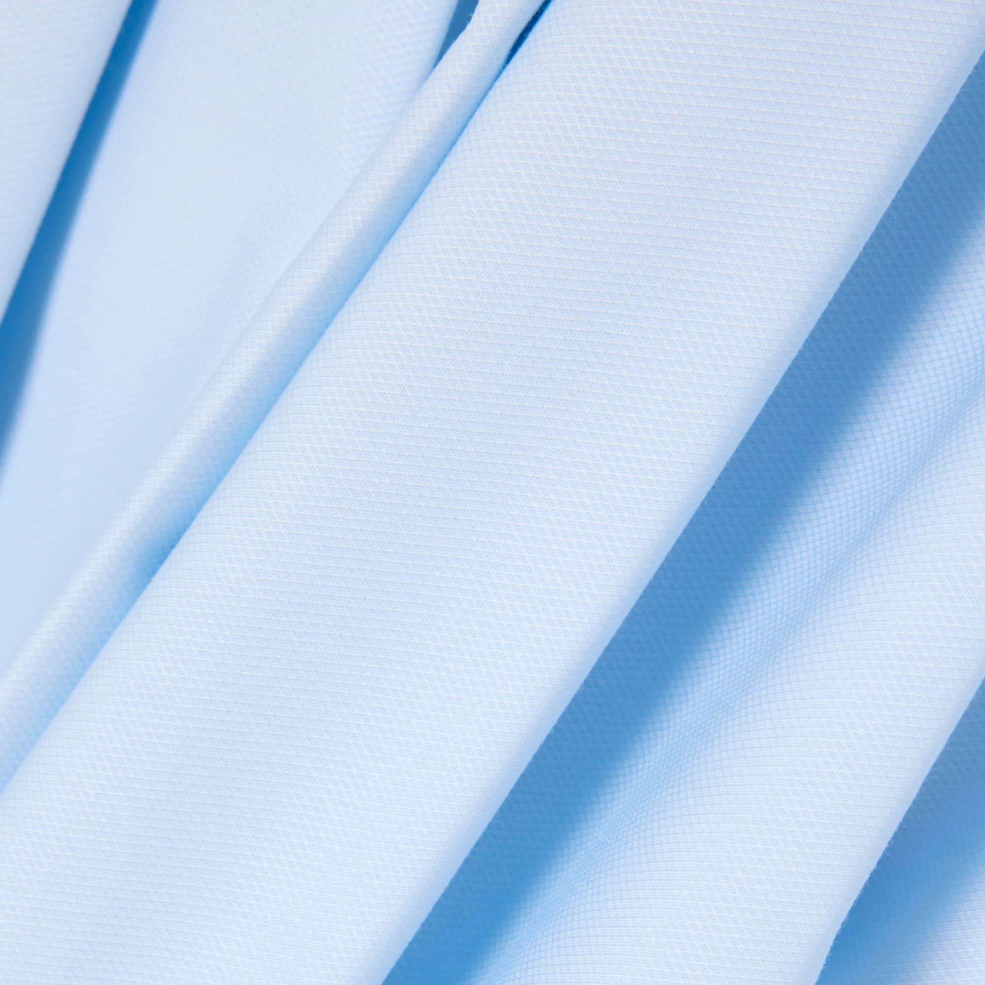 Pleated Petit Piqué Effect Midi Skirt