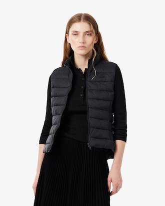 Water-Repellent Quilted Down Vest