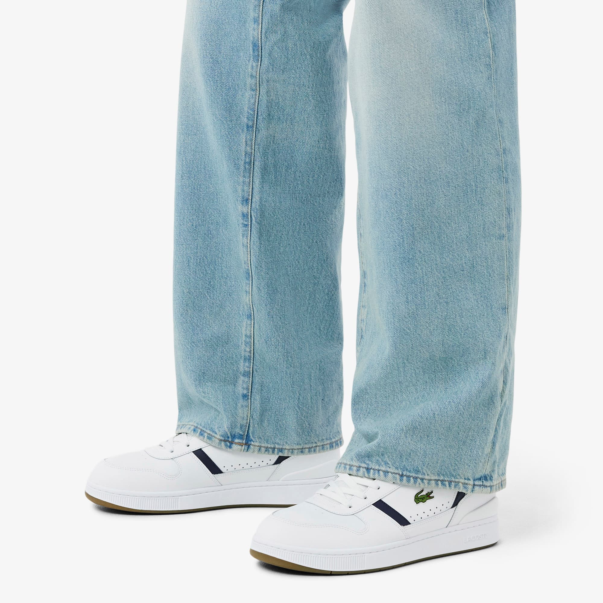 Men's T-Clip Set Leather Sneakers
