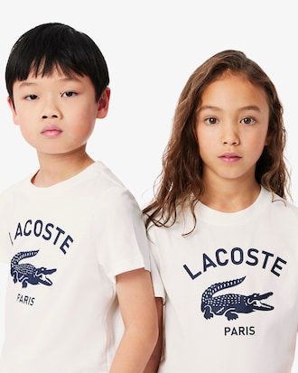 Playera de algodón con estampado exclusivo para niños
