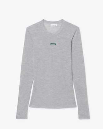 Long Sleeved Branded Label T-shirt