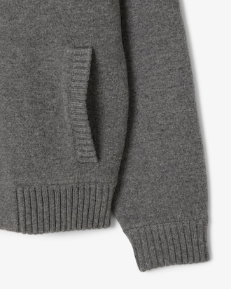Men's Merino Wool Jersey Bomber Jacket
