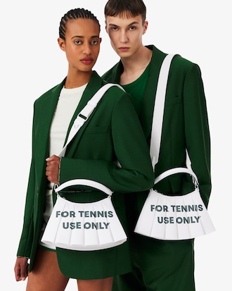 Runway Small Lenglen Printed Leather Bag