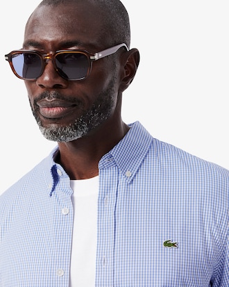 Men's Regular Fit Checked Cotton Shirt