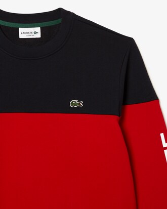 Men&rsquo;s Lacoste Classic Colour-Block Branded Sweatshirt