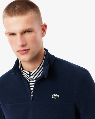 Men's Polar Fleece Quarter-Zip Golf Top