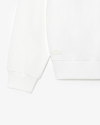 Sweatshirt femme Lacoste x Netflix loose fit molleton de coton biologique