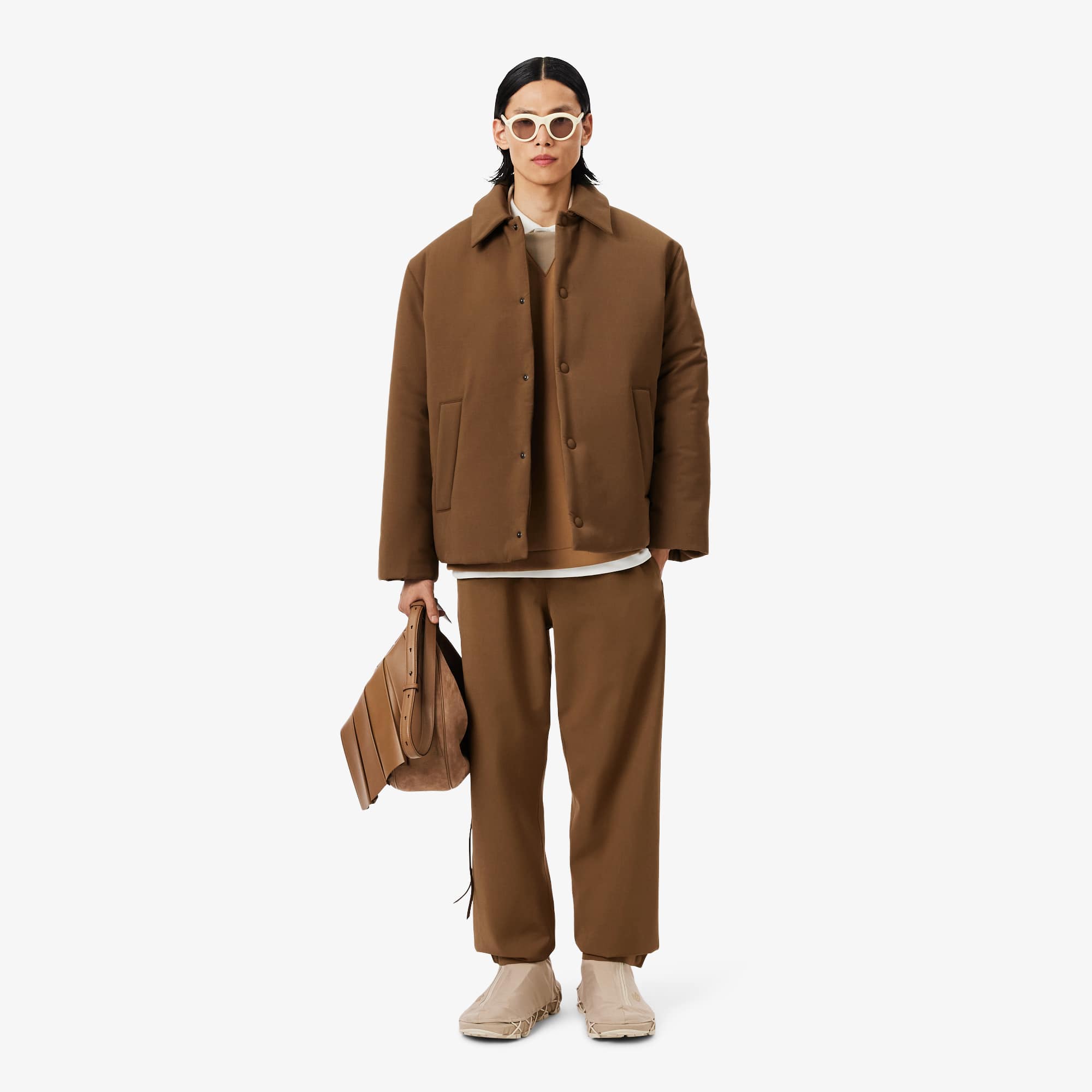 【BROWN】new basic BRADFORD WOOL W JACKET Fuzzy Depot Jacket - Bark – HOWLER BROTHERS