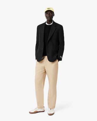 Unisex Crocodile Badge Cotton Twill Cap