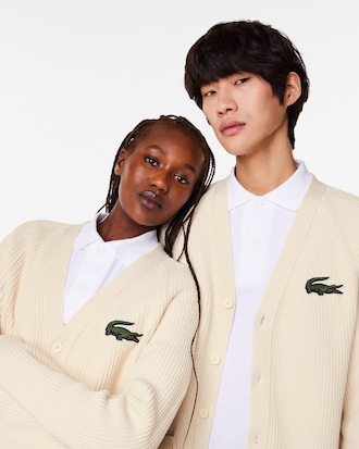 Unisex V-Neck Organic Cotton Cardigan
