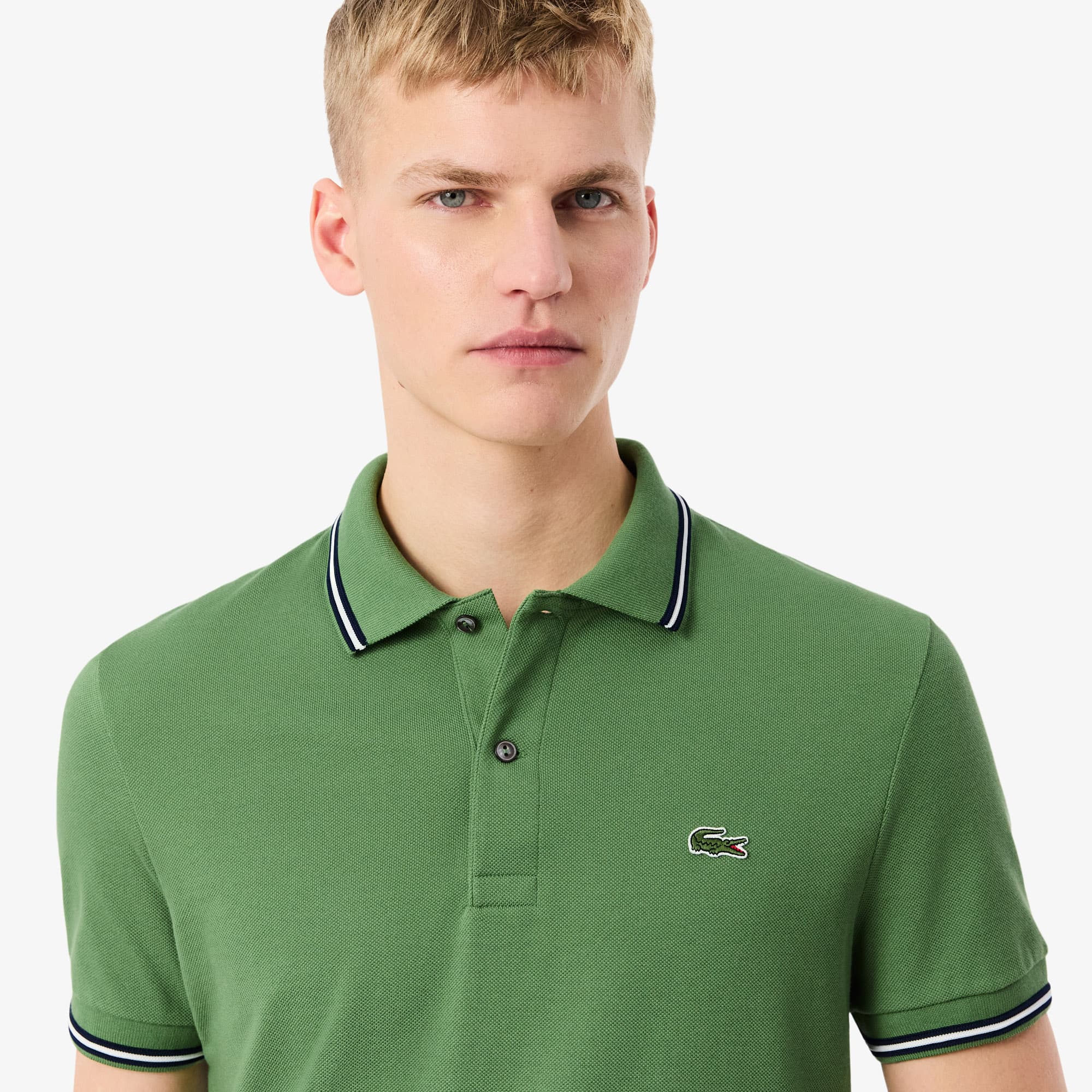 Men's Regular Fit Trim Accent L.12.12 Polo - Polo Shirts - New In