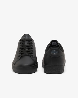 Men's Powercourt Graphic Leather Sneakers