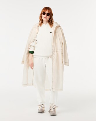 Sudadera para mujer de mezcla de algodón con cuello redondo