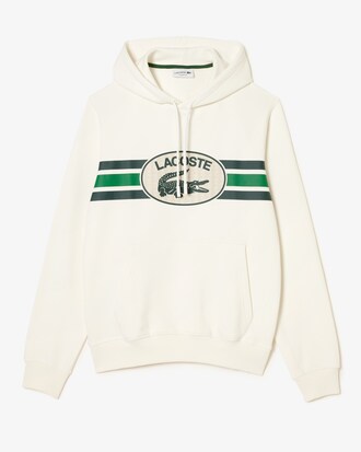 Sweatshirt &agrave; capuche loose fit imprim&eacute; monogramme