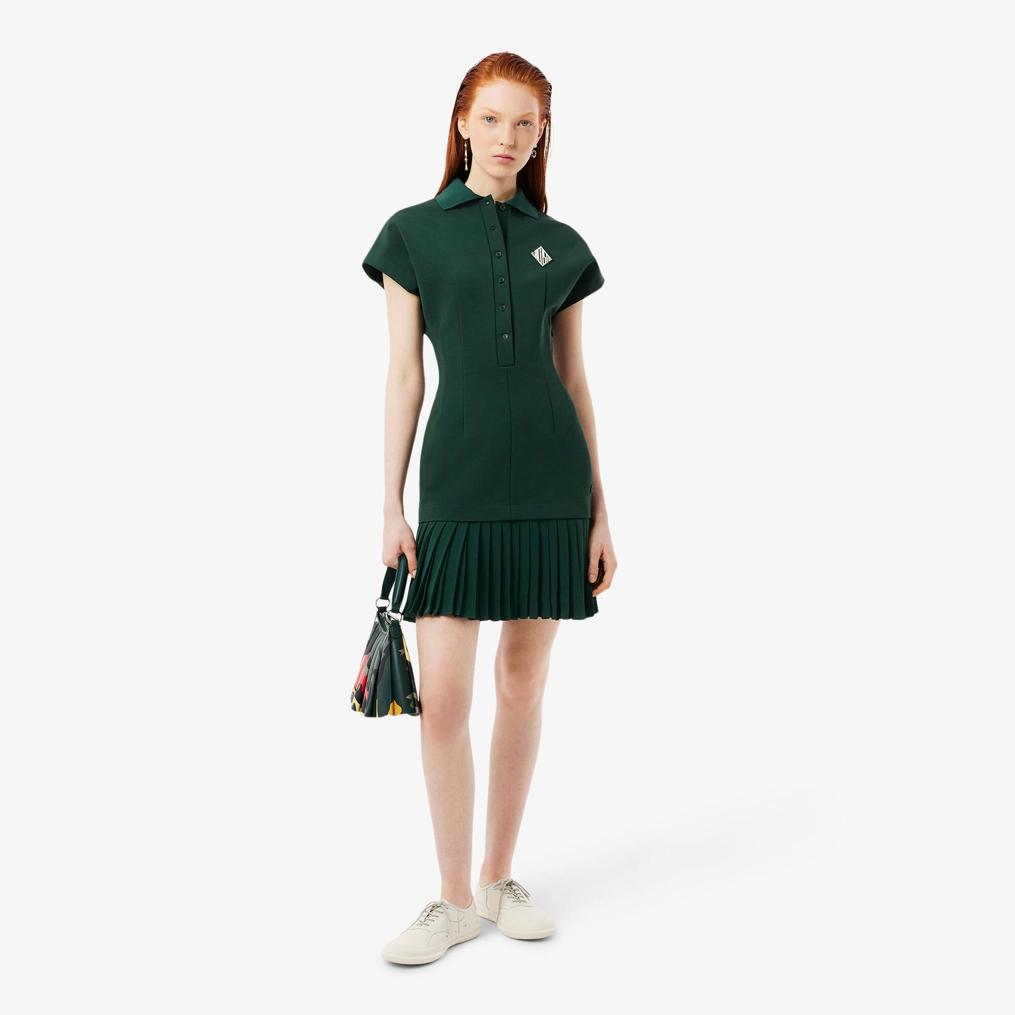 Women's Runway Pleated Polo Dress - undefined - New In 2025
