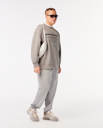 Sudadera de hombre Lacoste loose fit con marca