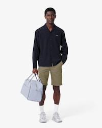 Shorts Para Hombre De Corte Slim En Algod&oacute;n El&aacute;stico