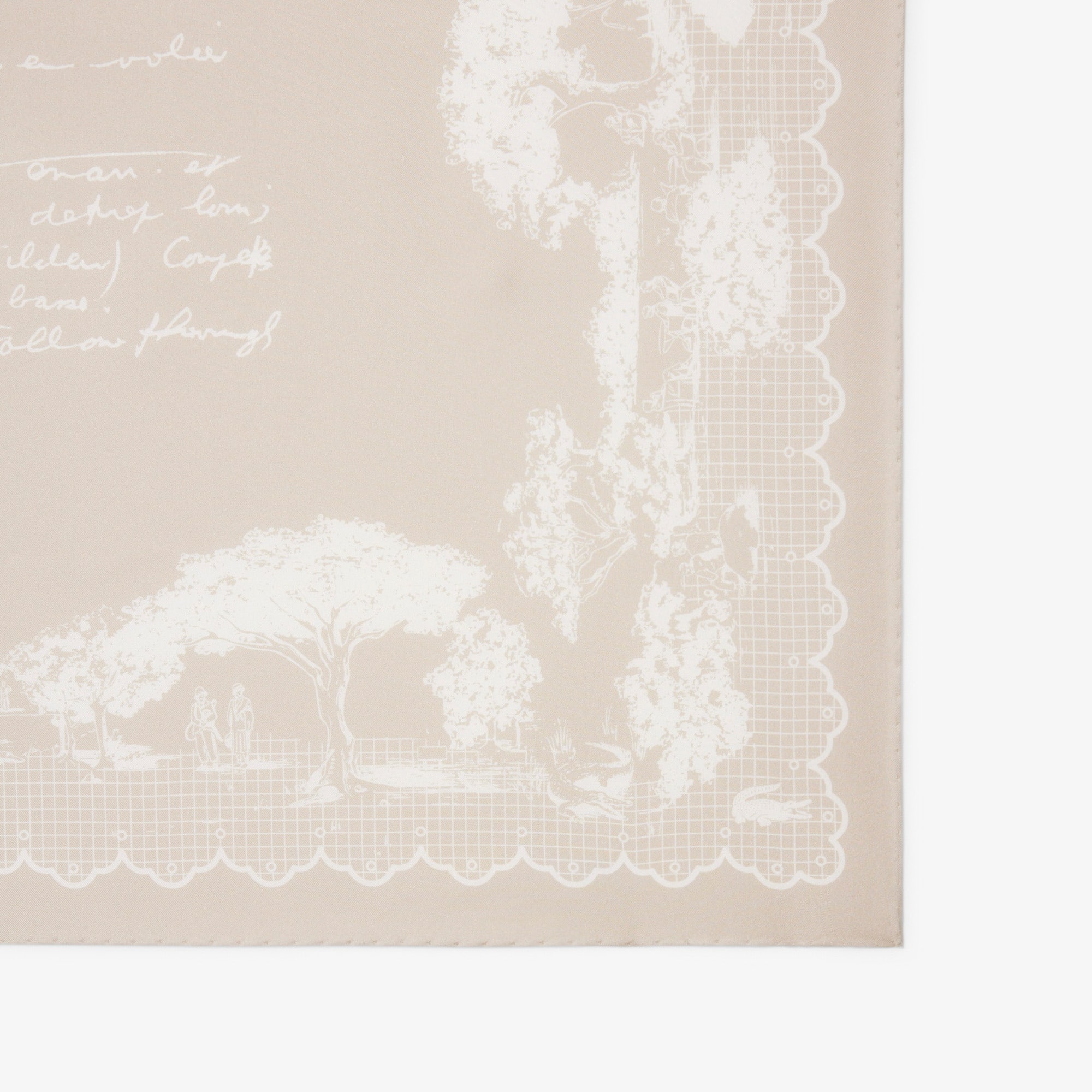 Runway Printed Silk Square
